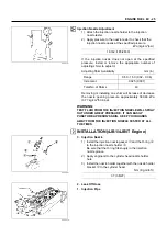 Предварительный просмотр 284 страницы Isuzu NHR 4J Series Workshop Manual