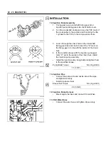 Предварительный просмотр 287 страницы Isuzu NHR 4J Series Workshop Manual