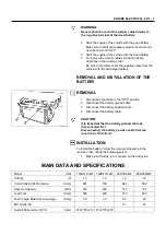 Предварительный просмотр 332 страницы Isuzu NHR 4J Series Workshop Manual