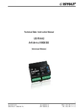 Preview for 1 page of ISYGLT 80026503 Technical Data/Instruction Manual