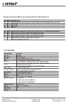 Preview for 8 page of ISYGLT 80026503 Technical Data/Instruction Manual