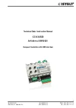 Preview for 1 page of ISYGLT CC-03-USB Technical Data/Instruction Manual