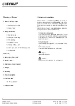 Preview for 2 page of ISYGLT CC-03-USB Technical Data/Instruction Manual