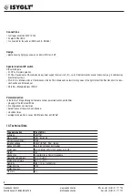 Preview for 6 page of ISYGLT DALI-16B-SL Technical Data/Instruction Manual