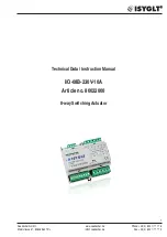 ISYGLT I/O-08B-230V-10A Instruction Manual preview