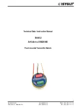 Предварительный просмотр 1 страницы ISYGLT IN-04U Technical Data/Instruction Manual