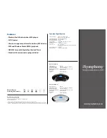 Preview for 2 page of iSymphony B1 Specification Sheet