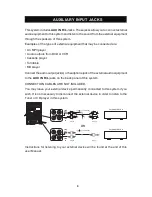 Предварительный просмотр 8 страницы iSymphony Micro Music System with Built-in Universal Dock for iPod M1 User Manual