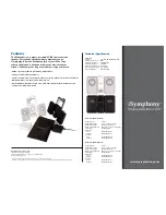 Preview for 2 page of iSymphony W-Speaker W-SPKR1B Specifications