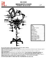 Предварительный просмотр 1 страницы it MI-1522 Assembly Instructions