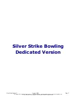 Предварительный просмотр 19 страницы it SILVER STRIKE BOWLING Installation And Operation Manual