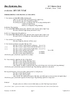 Preview for 2 page of Itac Systems evolution MOUSE-TRAK Manual