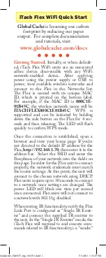 Preview for 1 page of iTach Flex WiFi Quick Start