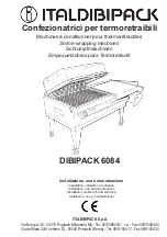 Предварительный просмотр 2 страницы ItaldibiPack DIBIPACK 6084 Installation, Use And Maintenance Manual