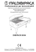 Предварительный просмотр 59 страницы ItaldibiPack DIBIPACK 6084 Installation, Use And Maintenance Manual