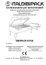 ItaldibiPack DIBIPACK 85130 Installation, Use And Maintenance Manual предпросмотр