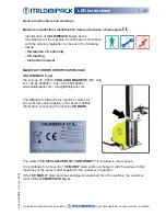 Предварительный просмотр 6 страницы ItaldibiPack Leo Instruction Manual