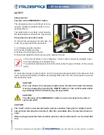 Предварительный просмотр 19 страницы ItaldibiPack Leo Instruction Manual