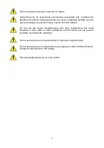 Preview for 8 page of ITALECO FEDMED100 Instruction Manual