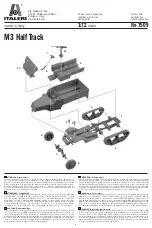 Предварительный просмотр 1 страницы Italeri M3 Half Track Assembly Instructions