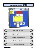 Предварительный просмотр 1 страницы ITALFARAD IFC5 Operating Instructions Manual