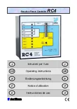 ITALFARAD RC4 Operating Instructions Manual preview