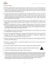 Preview for 5 page of Italforni TS Gas Instructions For Use And Maintenance Manual