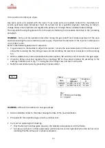 Preview for 14 page of Italforni TS Gas Instructions For Use And Maintenance Manual