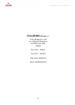 Preview for 26 page of Italforni TS Gas Instructions For Use And Maintenance Manual