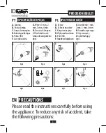 Предварительный просмотр 3 страницы Italian Design Precision Bullet Manual