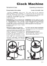 Preview for 3 page of Italian Gelato Choc Machine Operating Instructions Manual