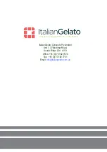 Preview for 13 page of Italian Gelato Choc Machine Operating Instructions Manual