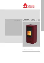 Preview for 1 page of Italiana Camini LAYMA IDRO 18 Installation, Use And Maintenance Manual