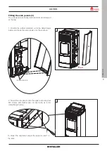 Preview for 21 page of Italiana Camini LAYMA IDRO 18 Installation, Use And Maintenance Manual