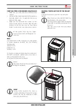 Preview for 23 page of Italiana Camini LAYMA IDRO 18 Installation, Use And Maintenance Manual