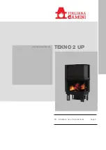 Italiana Camini TEKNO 2 UP Installation, Use And Maintenance Manual preview