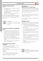 Preview for 14 page of Italiana Camini TEKNO 2 UP Installation, Use And Maintenance Manual