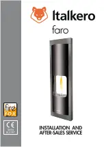 Предварительный просмотр 1 страницы Italkero faro Installation And After-Sales Service