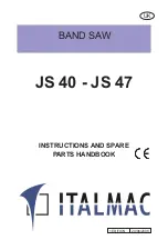 Preview for 1 page of ITALMAC JS 40 Instructions Manual