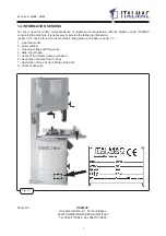 Preview for 7 page of ITALMAC JS 40 Instructions Manual