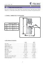 Preview for 17 page of ITALMAC JS 40 Instructions Manual