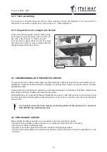 Preview for 25 page of ITALMAC JS 40 Instructions Manual