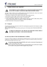 Preview for 26 page of ITALMAC JS 40 Instructions Manual