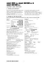 Preview for 3 page of Italora Smart 2000 EL7 User Manual