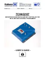 Preview for 1 page of Italsea 7CH4Q107 User Manual