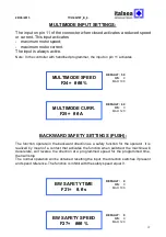 Preview for 20 page of Italsea 7CH4Q107 User Manual