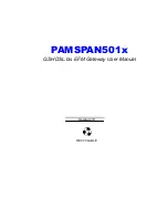 iTAS PAMSPAN501x User Manual preview