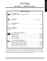 Preview for 5 page of Itasca Meridian 2005 Owner'S Manual