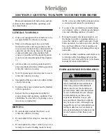 Preview for 11 page of Itasca Meridian 2005 Owner'S Manual