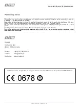 Preview for 2 page of ITB ARCHIMEDE 5000 Series User Manual